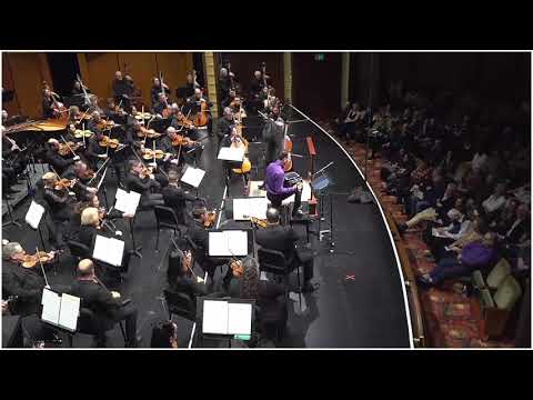 Julien Labro performing Piazzolla's Four Seasons of Buenos Aires on bandoneon with orchestra.